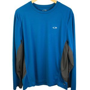 C9 Champion Mens XL Duo Dry Athletic Top Blue Gray